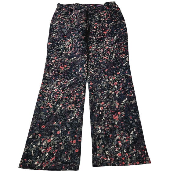 Gloria Vanderbilt Amanda Womens Pants Multi-Color Size 12 Cotton Blend Button Zi - Picture 2 of 12